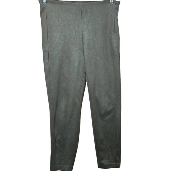 Banana Republic Dark Green Devon Pants Size 10 - Picture 1 of 4
